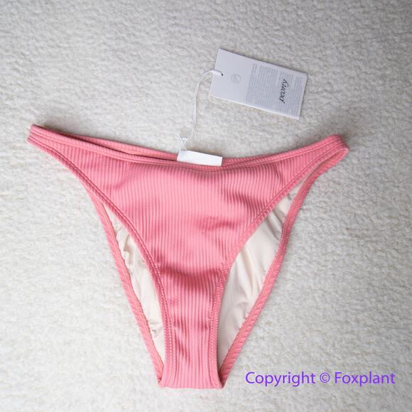 New! Free People Peony Fine High-Line Bikini Bottoms, size M‎ - Picture 2 of 9